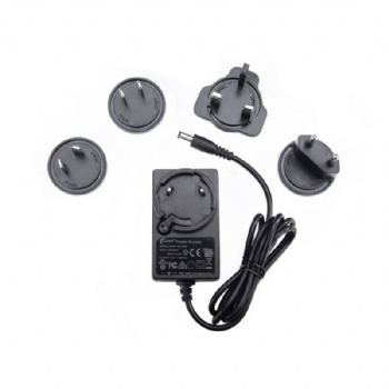 30W 12V 2.5A 24V 1.25A Interchangeable Plug Power Adapter