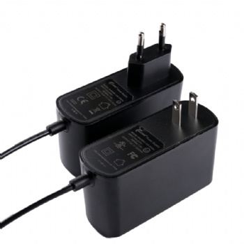 36W 48W 12V 3A 24V 2A Vertical Wall Mounted Power Adapter With cUL CE PSE